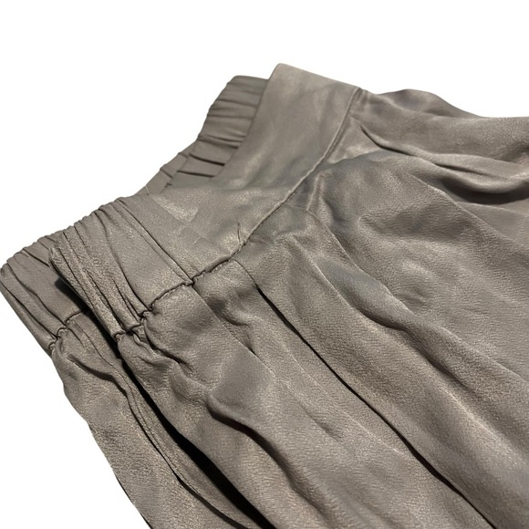 Free People Gray Relaxed Fit Wide Leg Pants Womens XS Elastic Waist - Picture 2 of 6